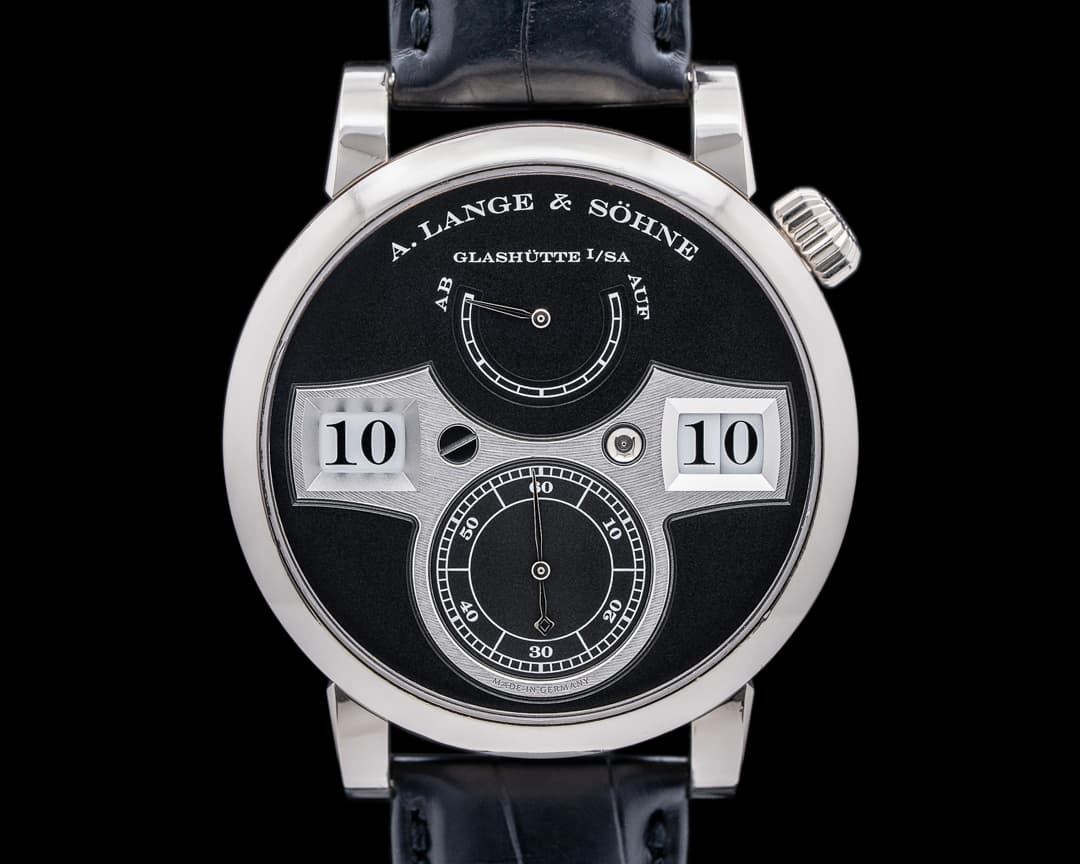 A. Lange and Sohne Zeitwerk 140.029 18K White Gold