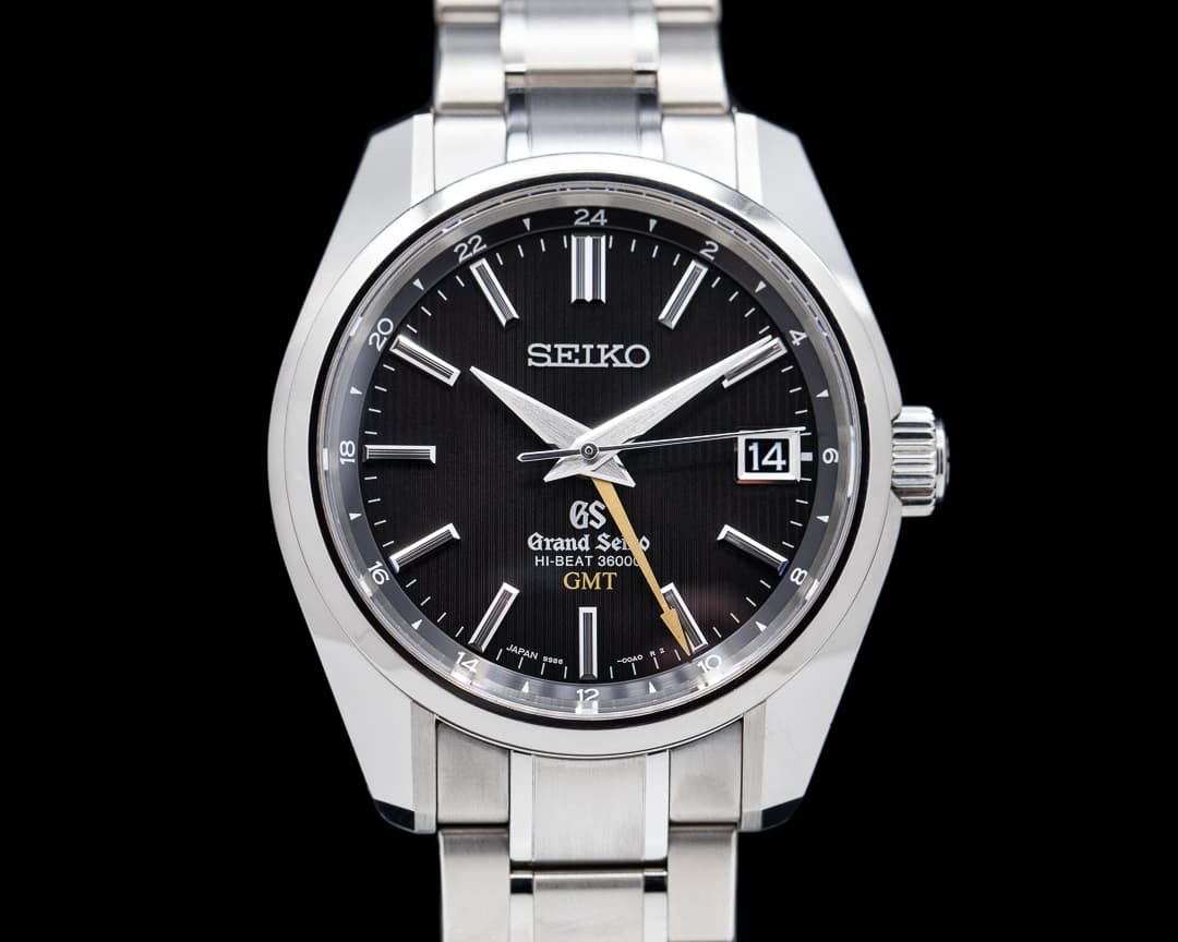 Grand Seiko Grand Seiko Hi Beat 36000 GMT Automatic Titanium / Black Dial