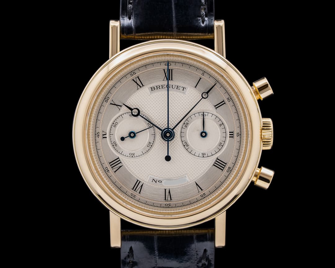 Breguet 3237 Classique Chronograph 18k Yellow Gold RARE