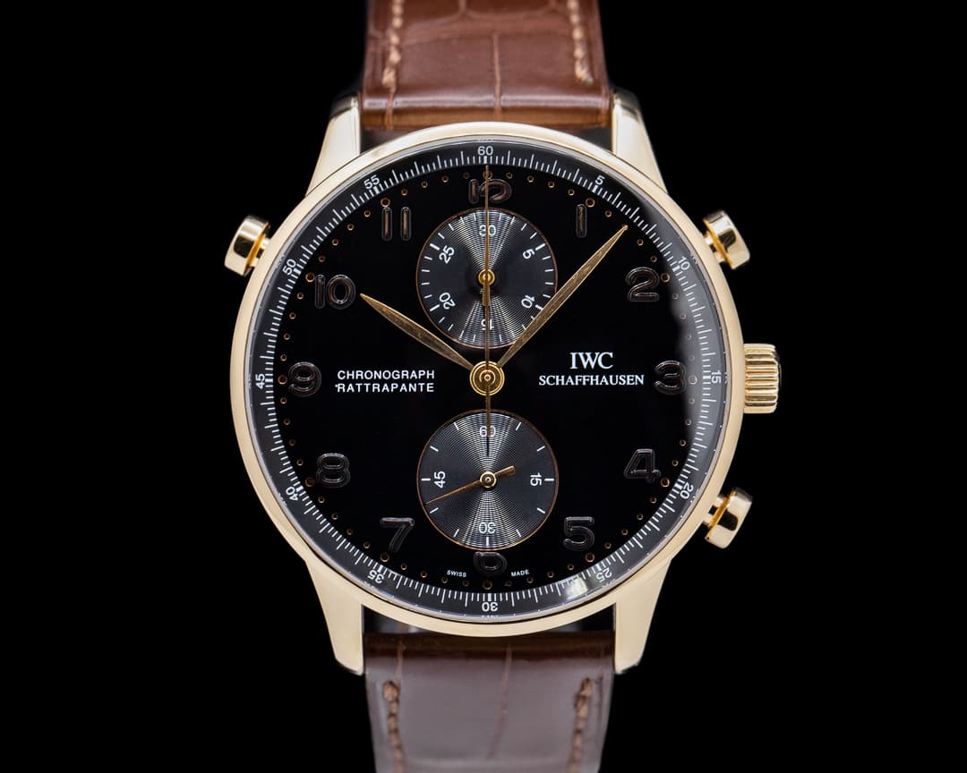 IWC Portuguese Chronograph Split Second 18K Rose Gold