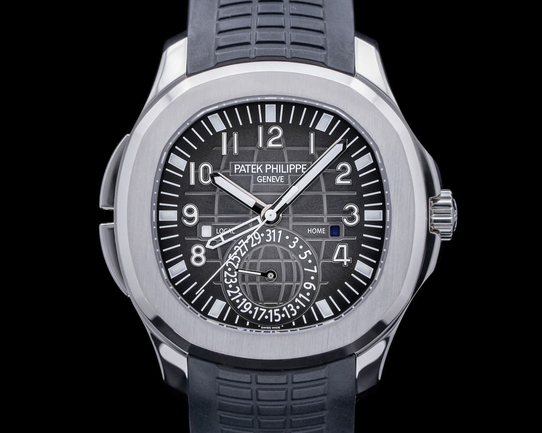Patek Philippe Aquanaut 5164A Travel Time SS / Rubber