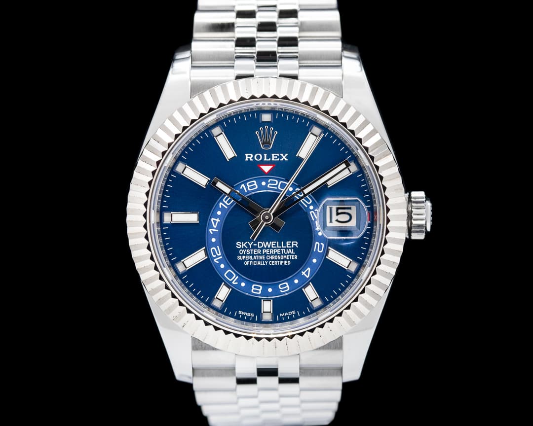 Rolex Sky Dweller 326934 Steel Blue SS / Jubilee