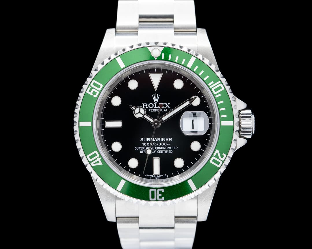 Rolex Submariner 50th Anniversary SS Green Bezel