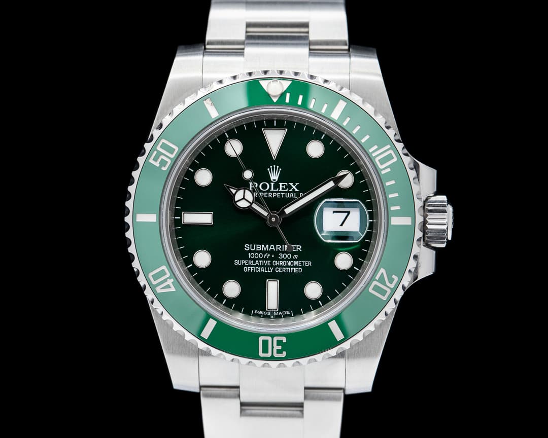 Rolex Submariner "Hulk" Green Ceramic Bezel Green Dial SS