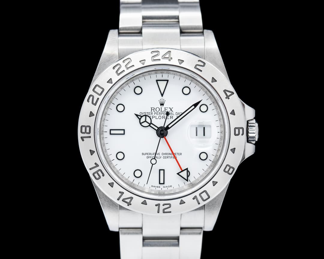 Rolex Explorer II "Polar" 16570 White Dial SS