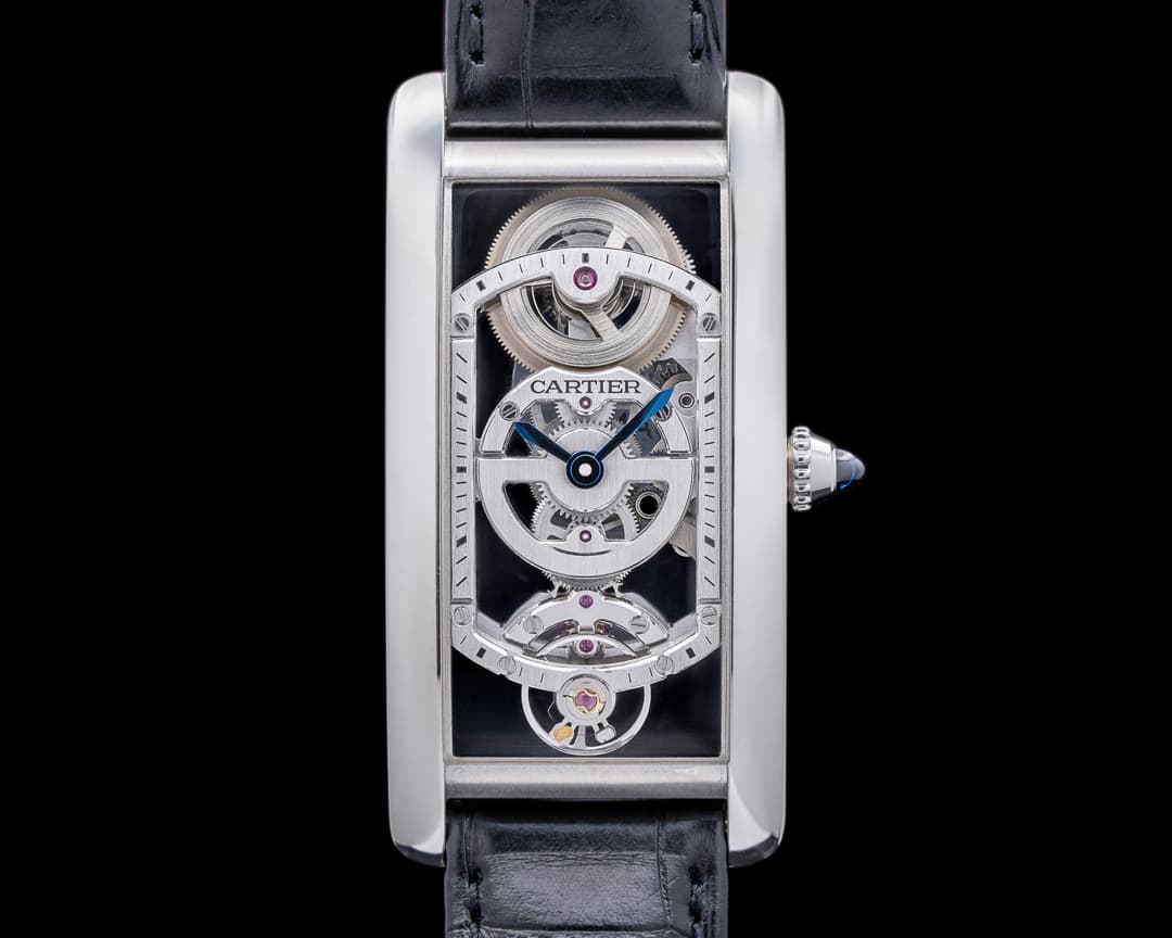 Cartier Tank Cintree Skeleton Platinum LIMITED UNWORN