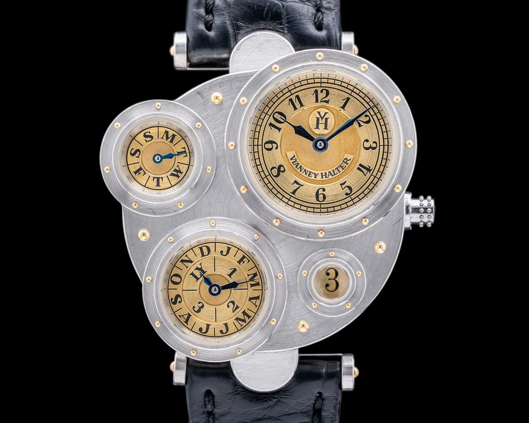 Vianney Halter Antiqua Perpetual Calendar Platinum / Yellow Gold Dial RARE