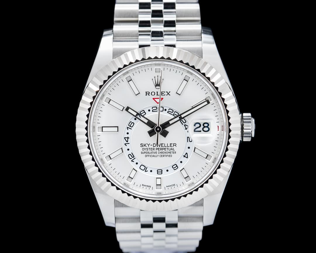 Rolex Sky-Dweller 326934 Steel White Dial SS