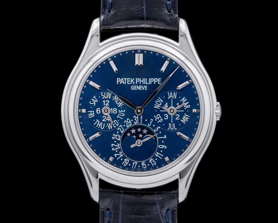 Patek Philippe Perpetual Calendar 3940P-027 "Vintage Collection" BLUE DIAL RARE