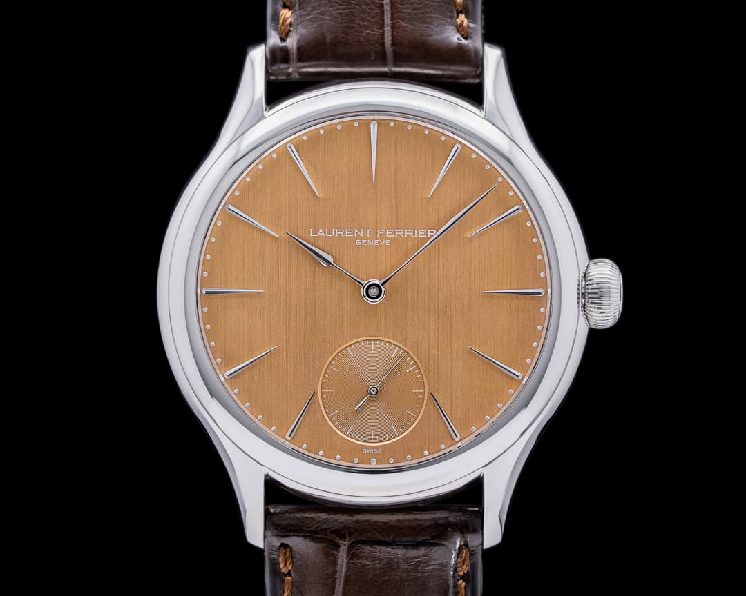 Laurent Ferrier Galet Micro Rotor SS Autumn / Salmon Dial