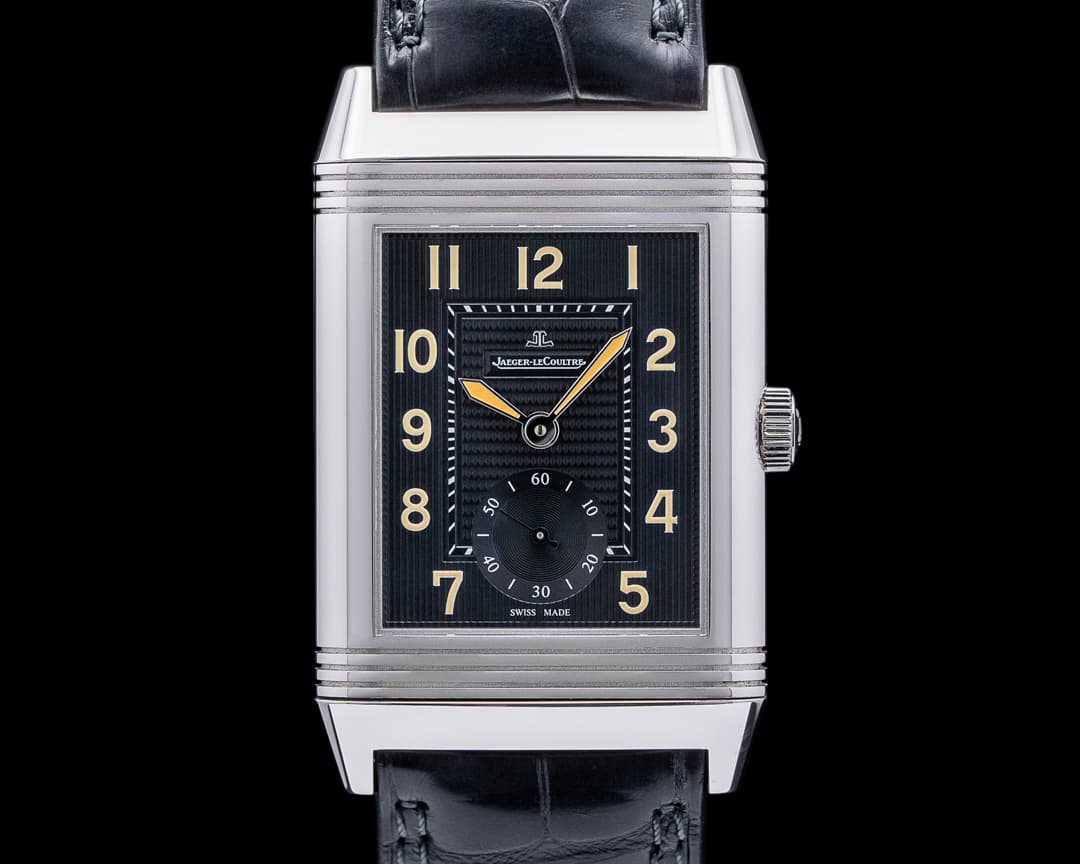Jaeger LeCoultre Grande Reverso 976 Guillermo Ceniceros Limited Edition Black Dial SS