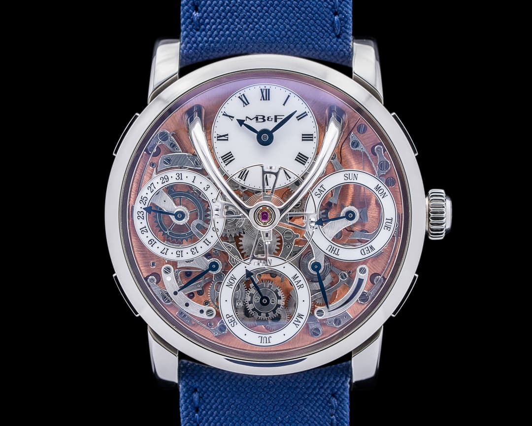 MB&F Legacy Machine Perpetual SS Salmon Dial