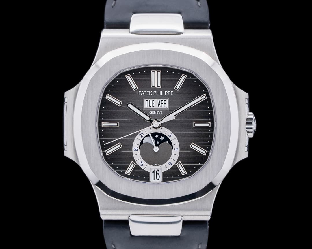 Patek Philippe Nautilus Annual Calendar 5726 Moon SS Grey Dial