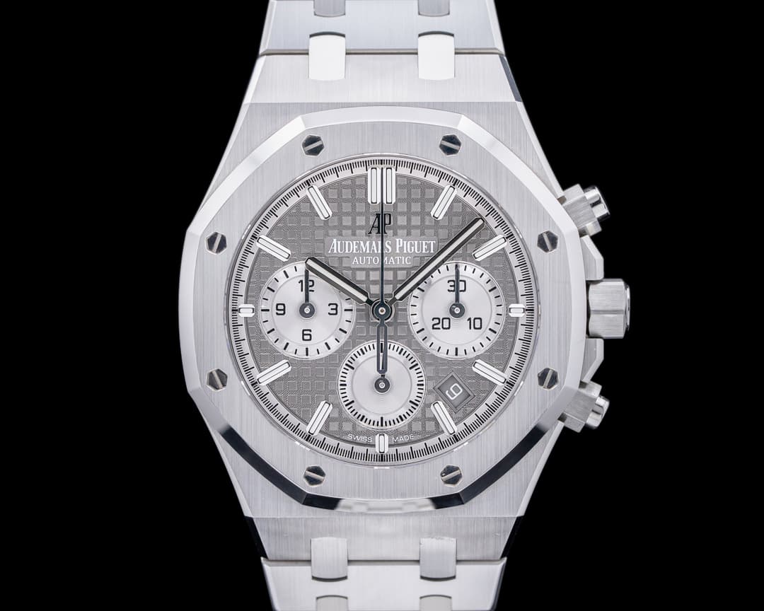 Audemars Piguet Royal Oak Chronograph Ruthenium Dial SS 38MM