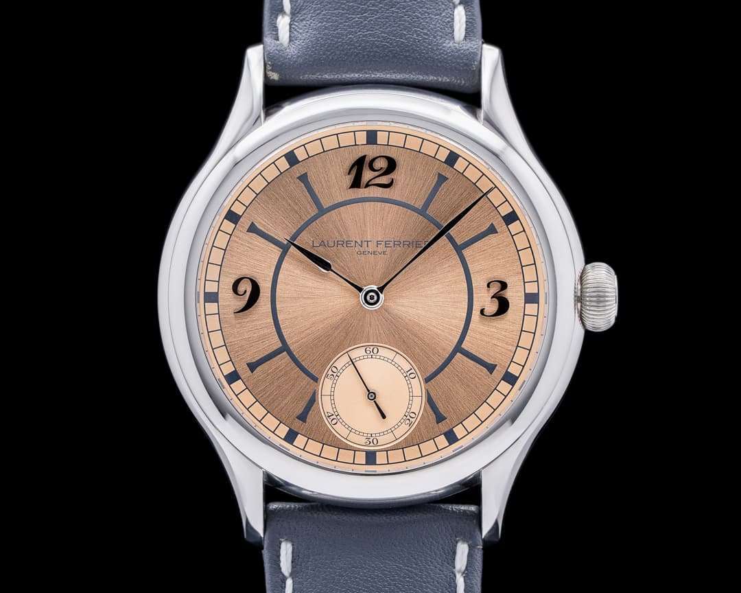 Laurent Ferrier Classic Micro Rotor "Revolution and the Rake" SS/Salmon Dial LIMITED