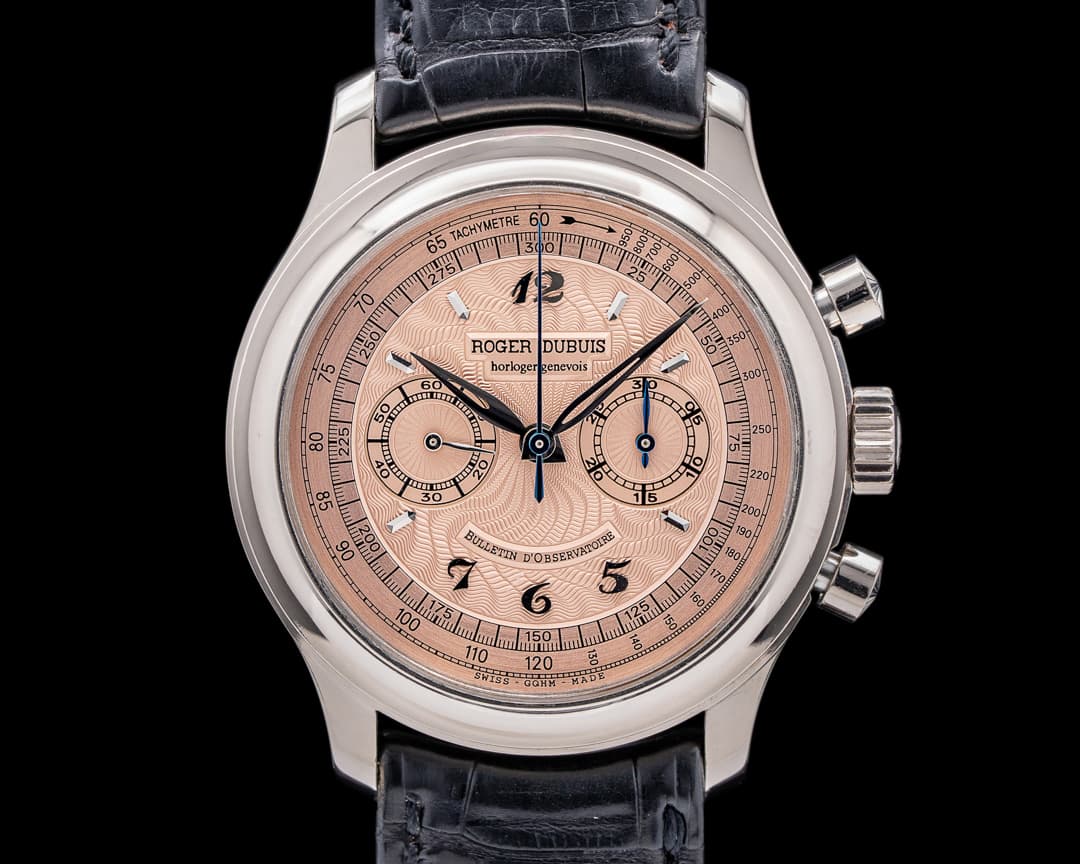 Roger Dubuis Hommage Chronograph H40 Salmon Dial 40MM RARE