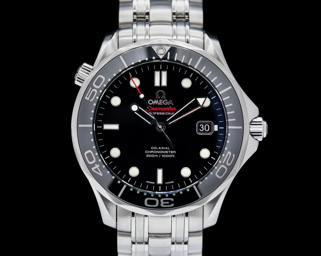 Omega Seamaster Professional Black Dial Co-Axial SS / SS