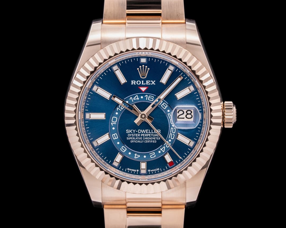 Rolex Sky Dweller 336935 Everose 18K gold Blue Dial 2024