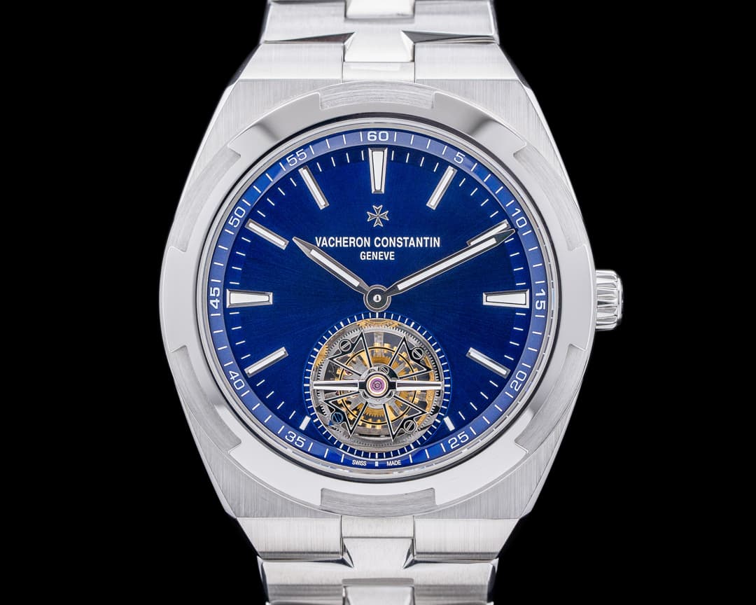 Vacheron Constantin Overseas 6000V/110A Tourbillon SS Blue Dial