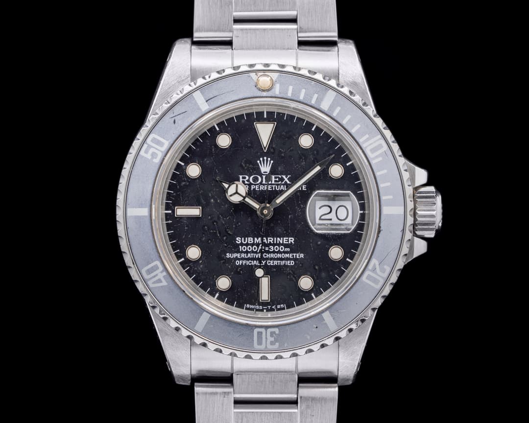 Rolex Submariner "Transitional" 168000 Ghost Bezel