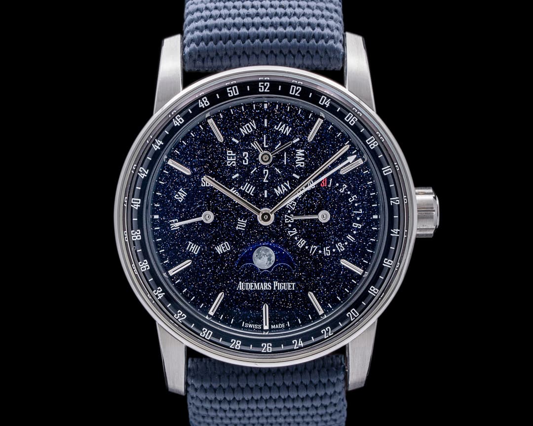 Audemars Piguet Code 11:59 Perpetual Calendar 18k WG / Blue Aventurine Dial