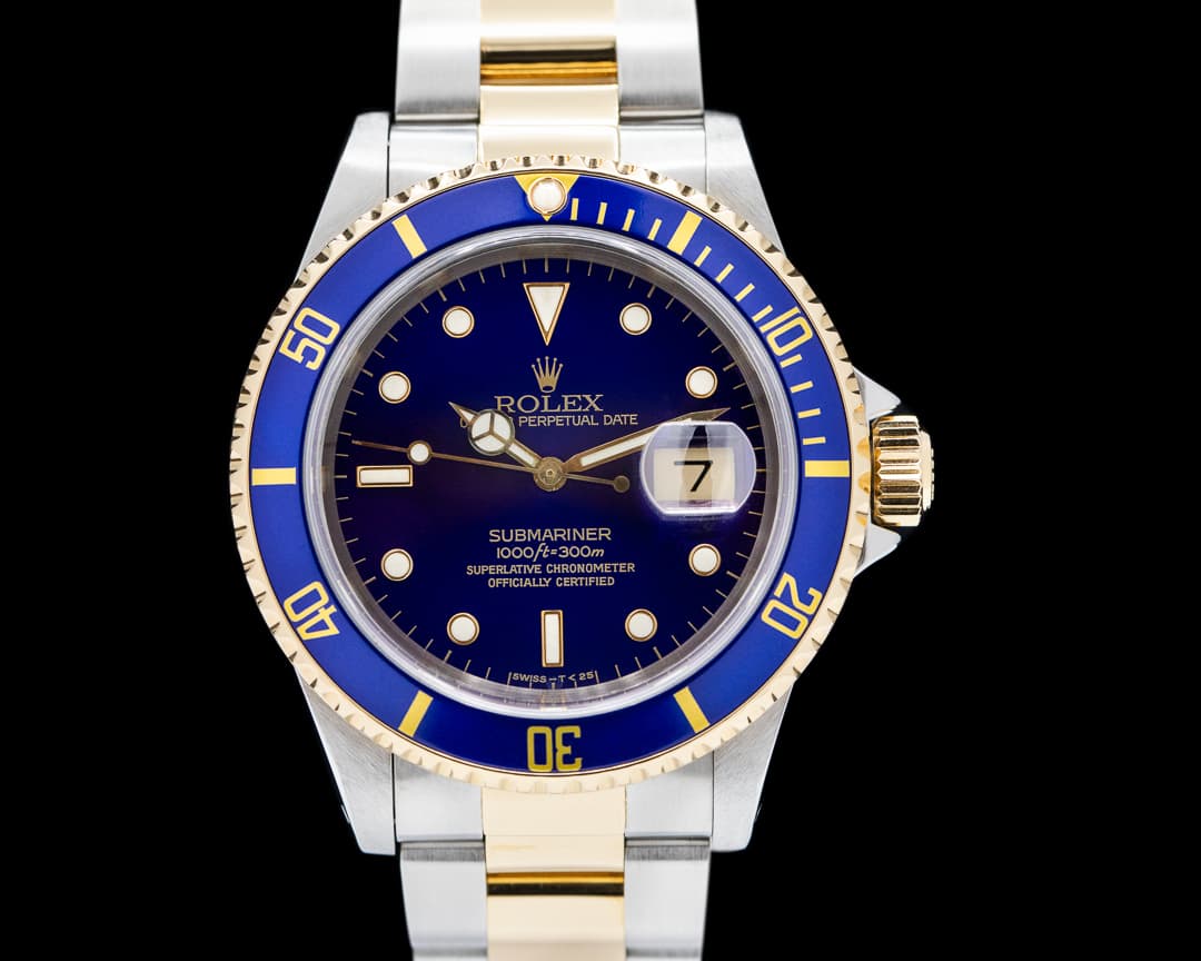 Rolex Submariner 16613 Blue Dial SS / 18K