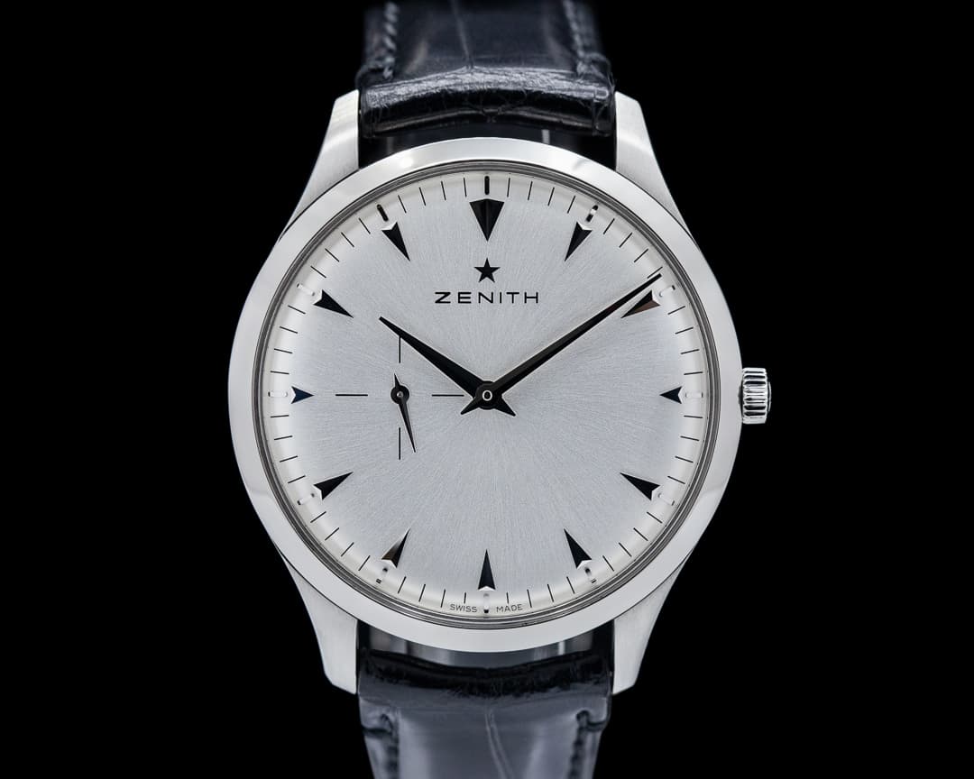 Zenith Elite Ultra Thin Silver Dial SS / Strap