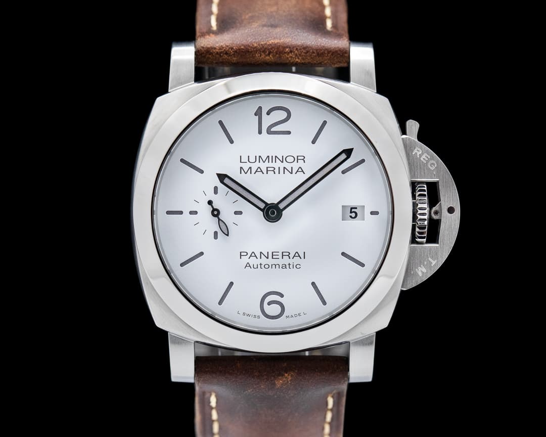 Panerai Luminor Marina Quaranta Stainless Steel 40mm White Dial