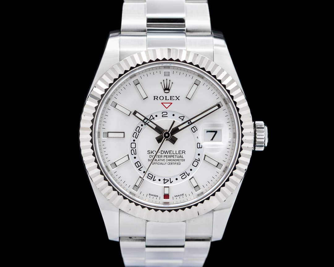 Rolex Sky-Dweller 326934 Steel White Dial SS