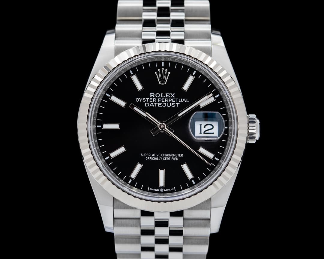 Rolex Datejust Black Stick Dial / Jubilee Bracelet 2024