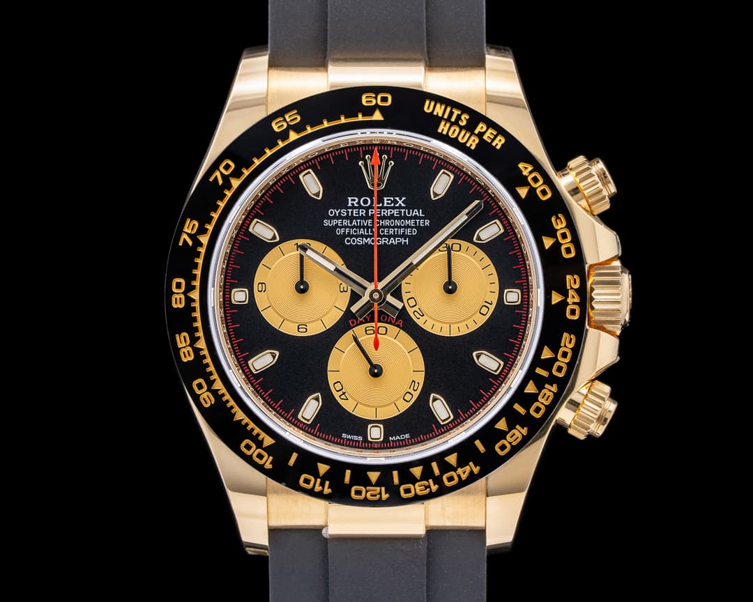 Rolex Daytona 116518LN Black Dial "Paul Newman" 18K Yellow Gold