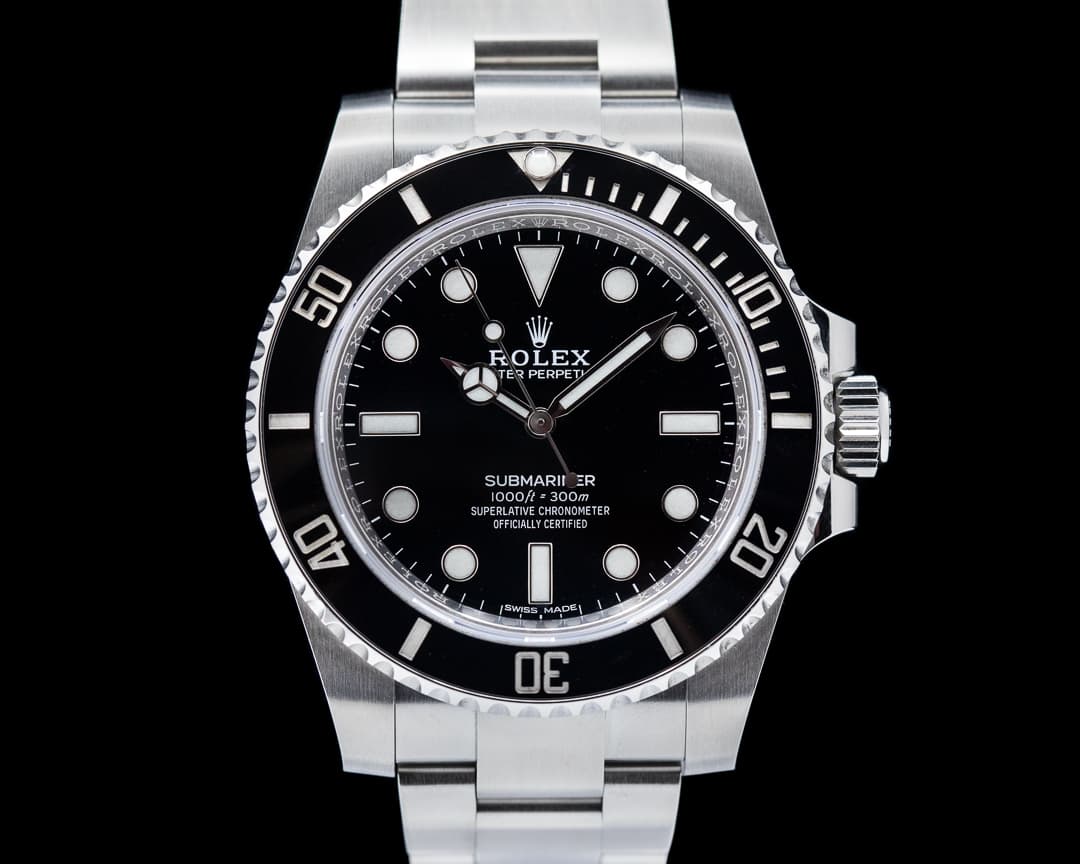 Rolex Submariner 114060 No Date Ceramic Bezel SS 2019