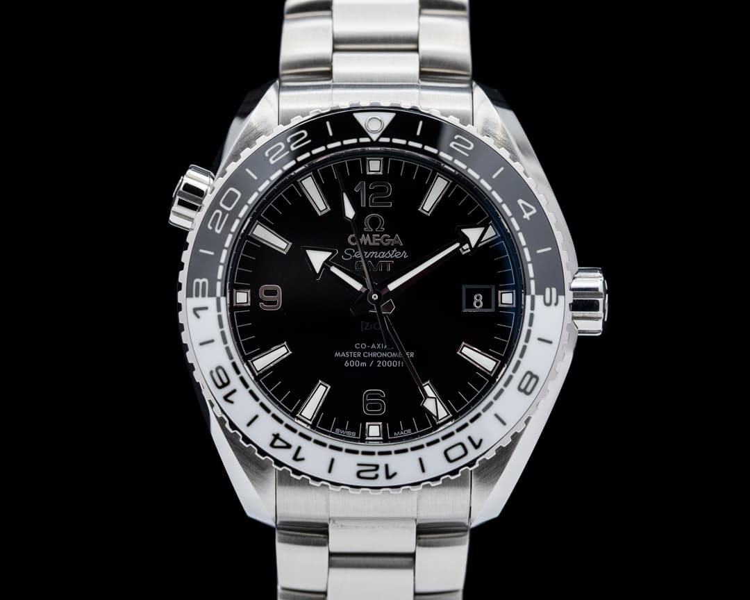 Omega Seamaster Planet Ocean GMT 600M Co-Axial Black Dial SS/Bracelet
