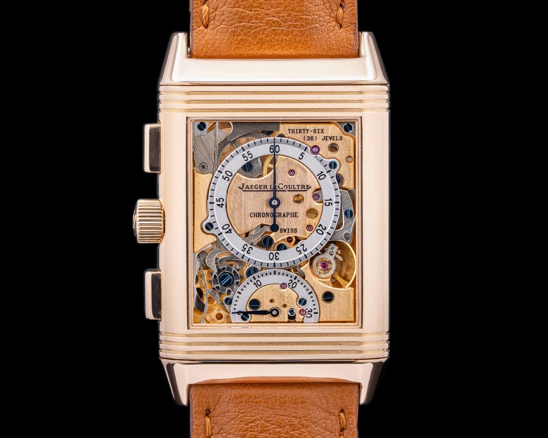Jaeger LeCoultre Reverso Chronograph Retrograde 18K Rose Gold
