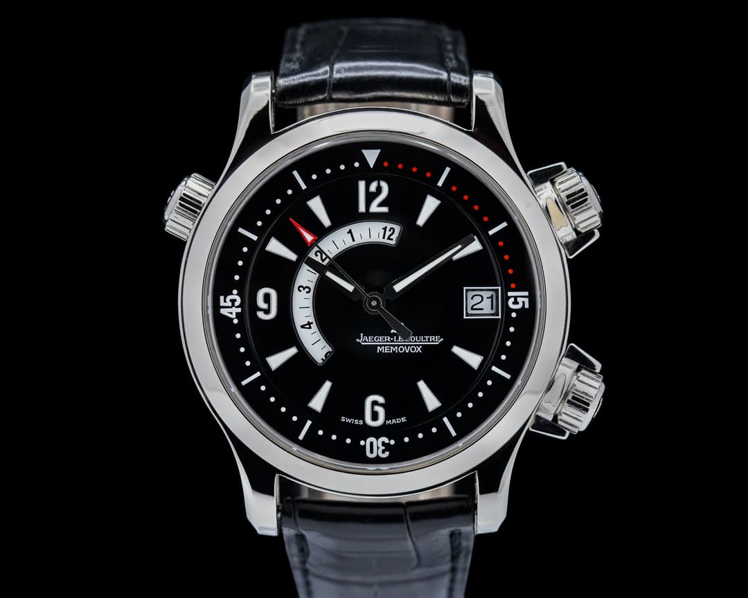 Jaeger-LeCoultre Master Compressor Memovox SS / Leather