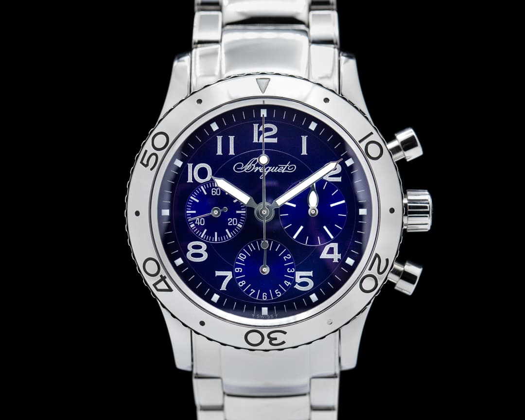 Breguet Type XX 3807 Aeronavale SS Blue Dial LIMITED