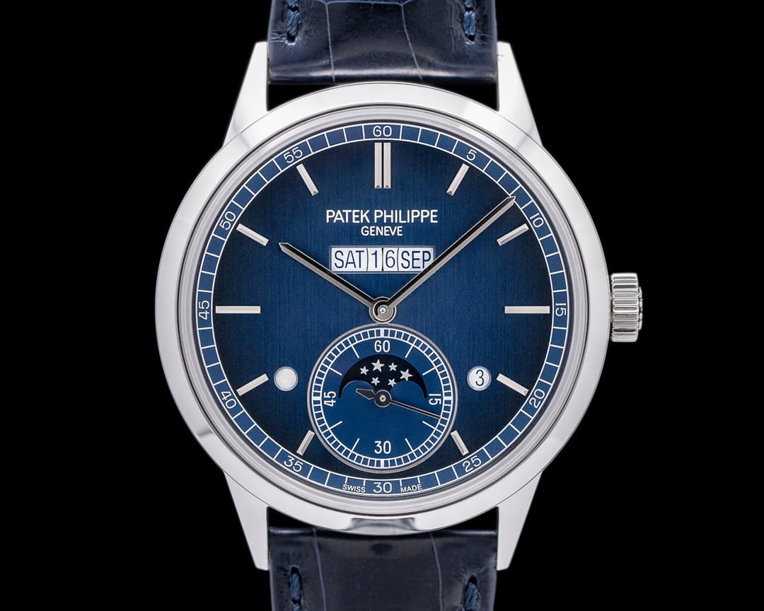 Patek Philippe 5236P In Line Perpetual Calendar Platinum Blue Dial 2022