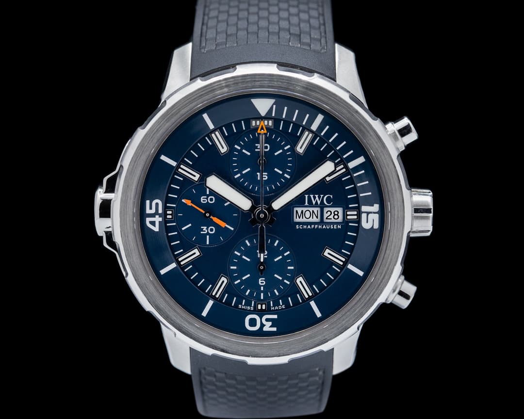 IWC Aquatimer Chronograph SS / Rubber Blue Dial