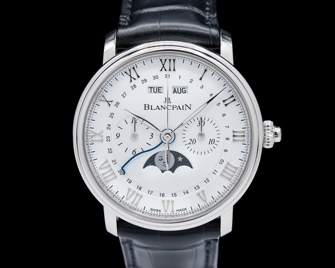 Blancpain Villeret Single Button Chronograph Complete Calendar