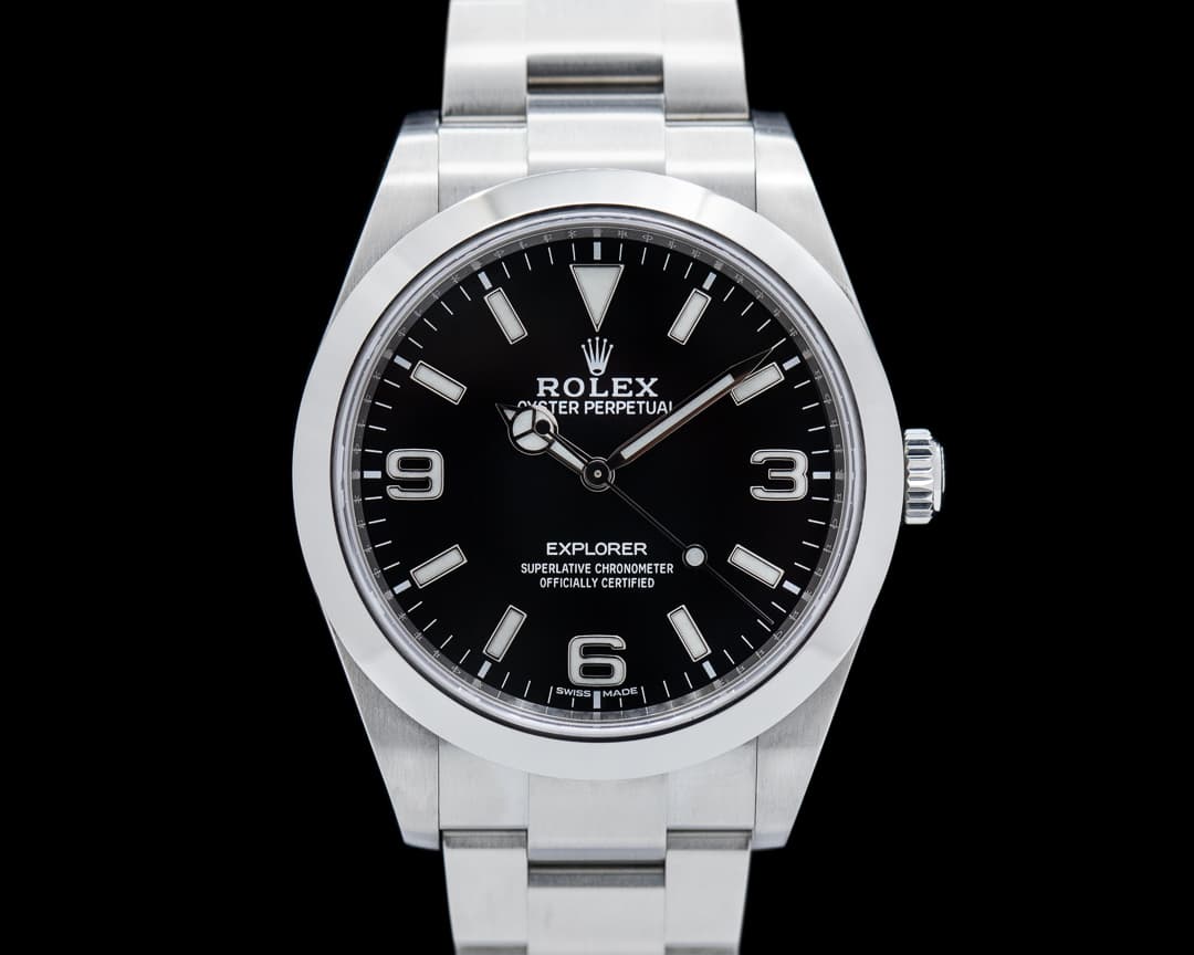 Rolex Explorer I 214270 39MM Mk II Dial Full Set