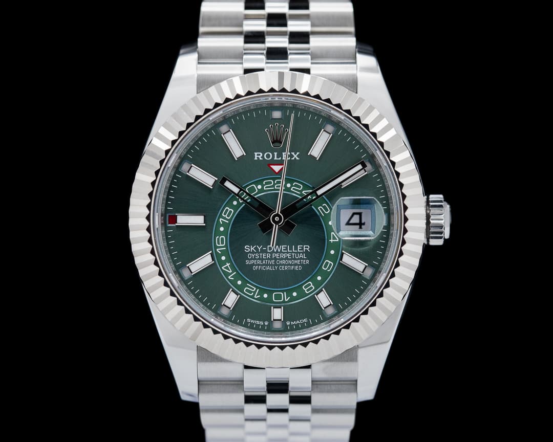 Rolex Sky Dweller 336934 Steel Mint Green Dial