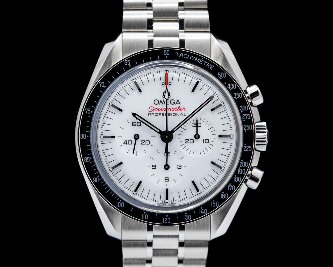 Omega Speedmaster Professional Sapphire Sandwich White Dial NEW MODEL 2024