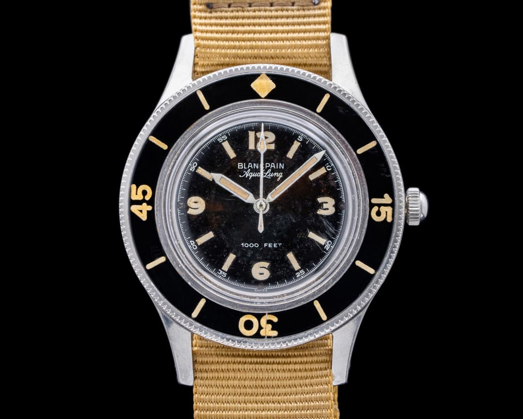 Blancpain Vintage Fifty Fathoms Aqualung 1000FT "Jacques Cousteau" 41MM