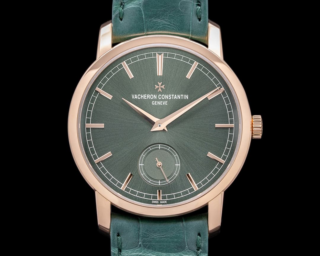 Vacheron Constantin Patrimony Traditionnelle Manual Wind 18K Rose Gold GREEN DIAL