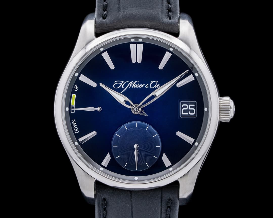 H. Moser and Cie. Pioneer Perpetual Calendar MD Midnight Blue Dial