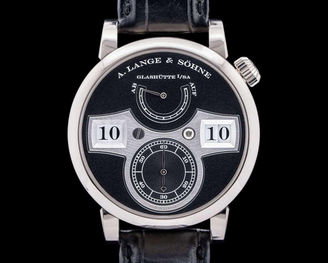 A. Lange and Sohne Zeitwerk 140.029 18K White Gold