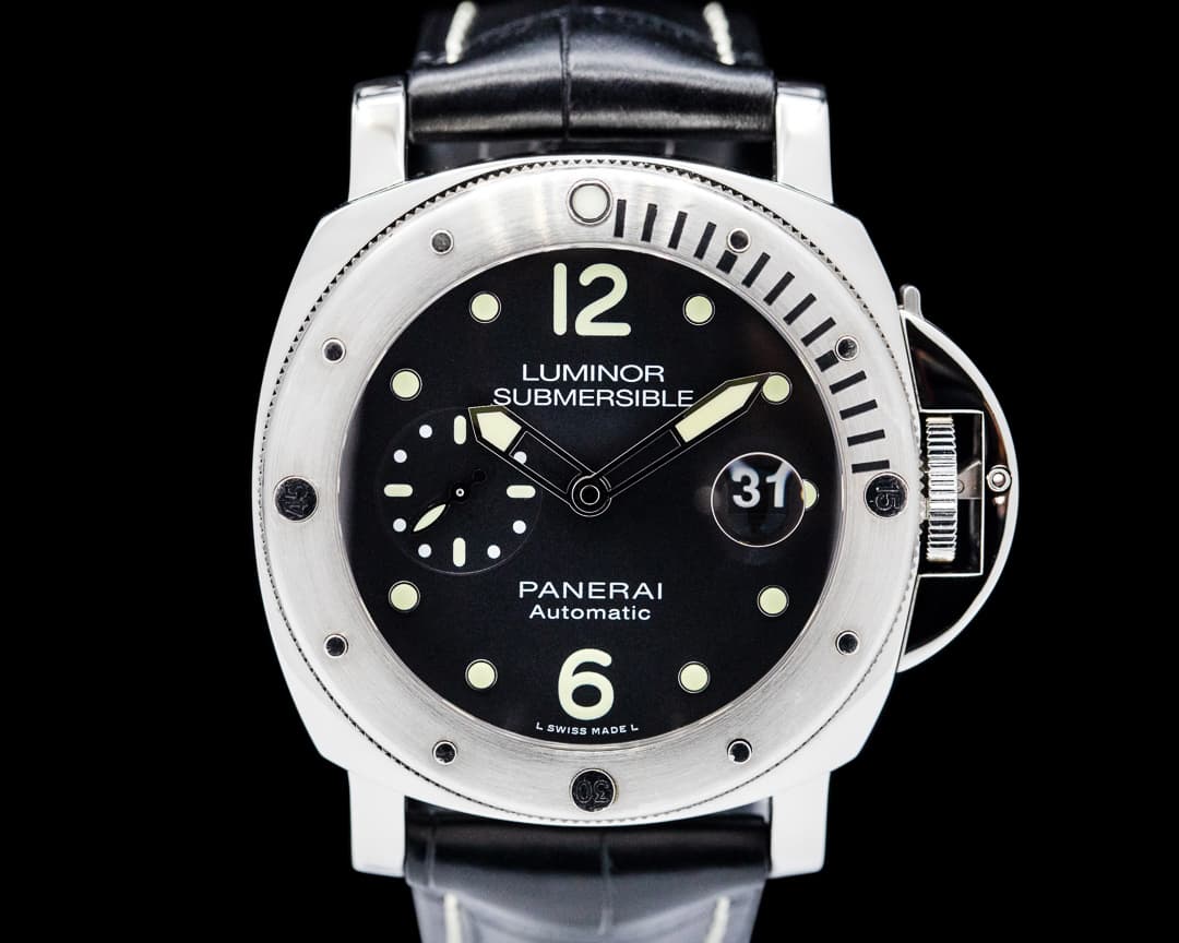 Panerai Luminor Submersible SS Black Dial 44MM