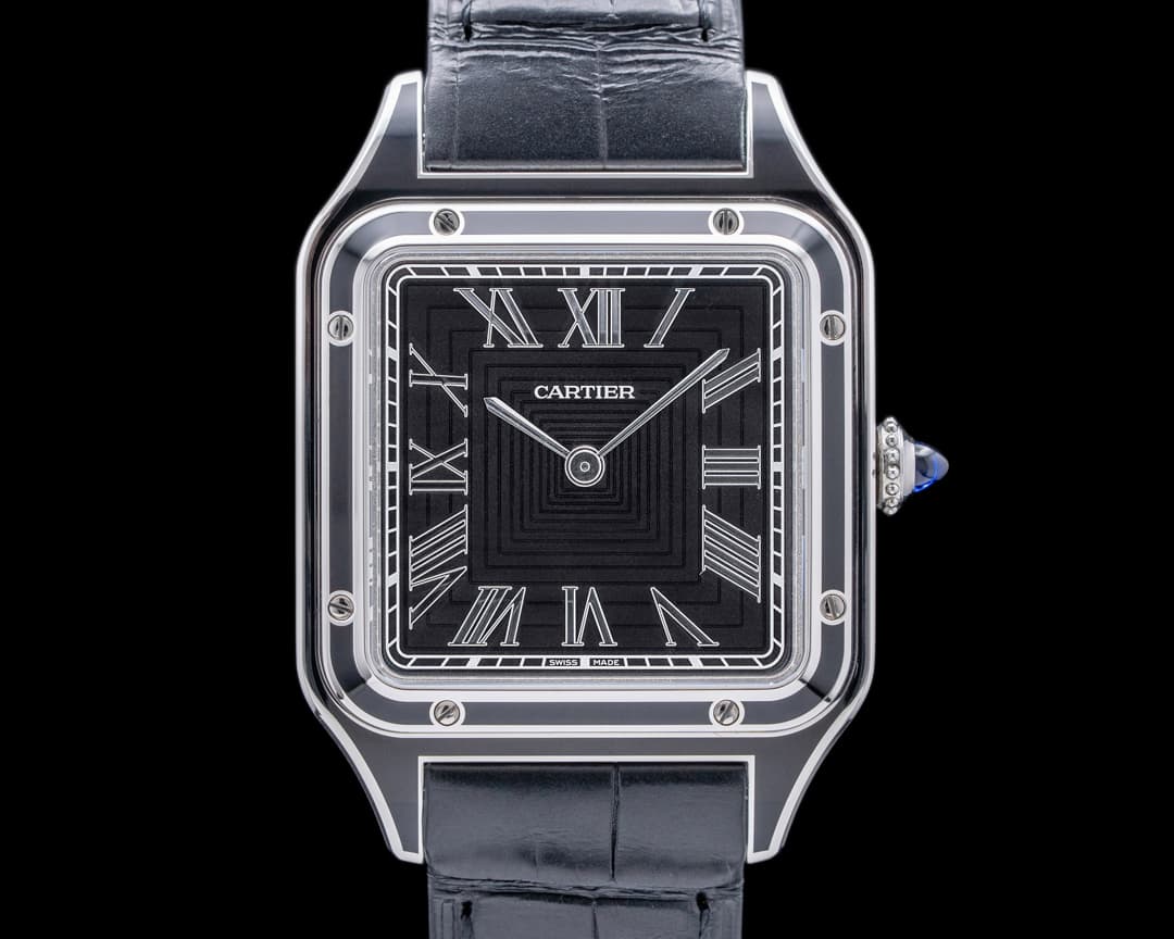 Cartier Santos Dumont Steel/Lacquer dial