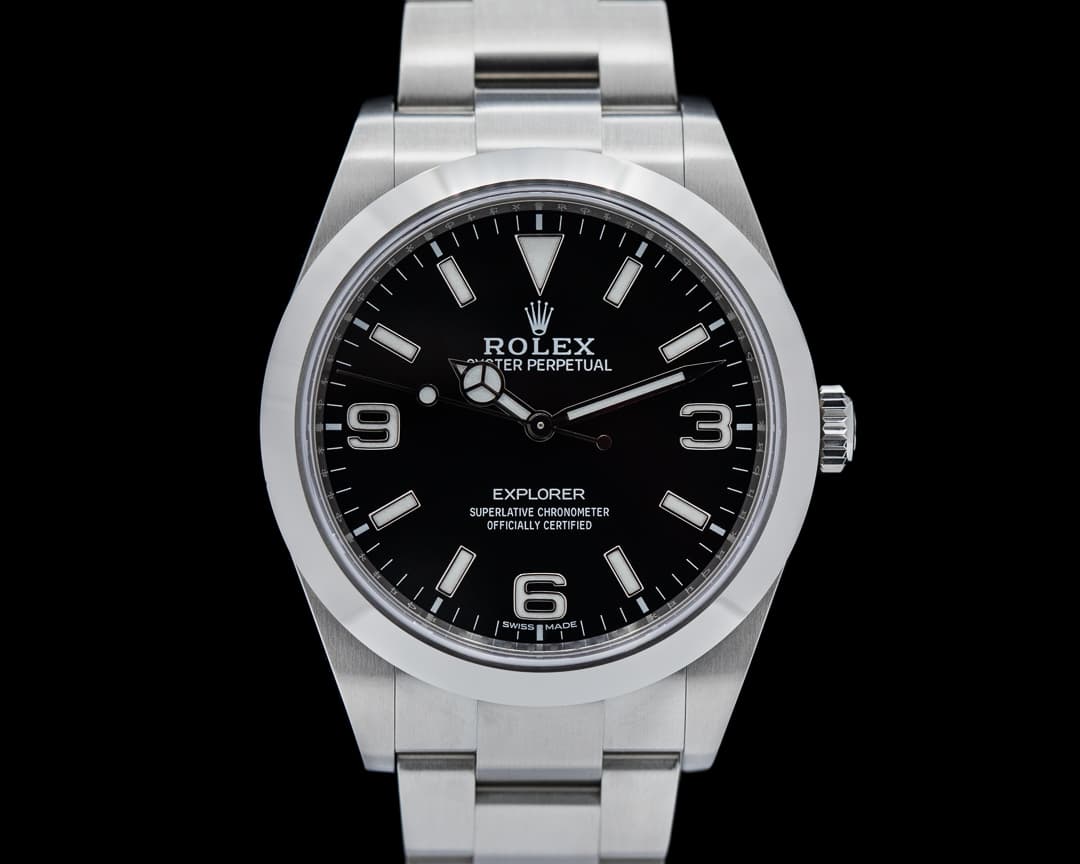 Rolex Explorer I 214270 39MM Mk II Dial Full Set UNWORN