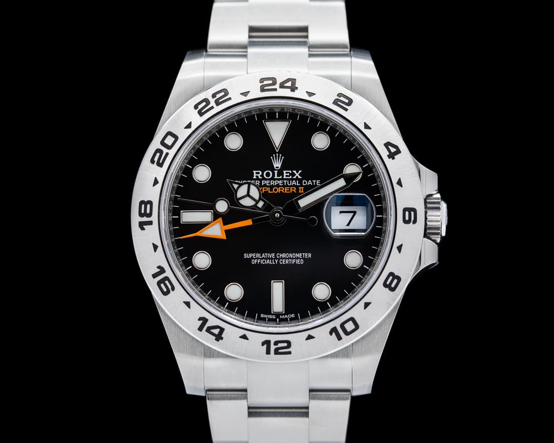 Rolex Explorer II Black Dial SS UNWORN